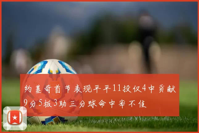 约基奇首节表现平平11投仅4中贡献9分5板3助三分球命中率不佳