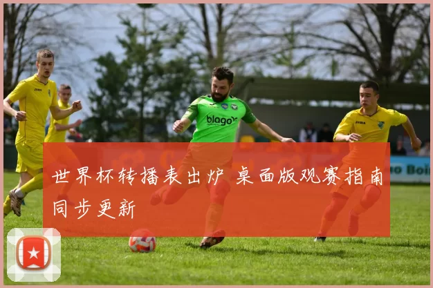 世界杯转播表出炉 桌面版观赛指南同步更新